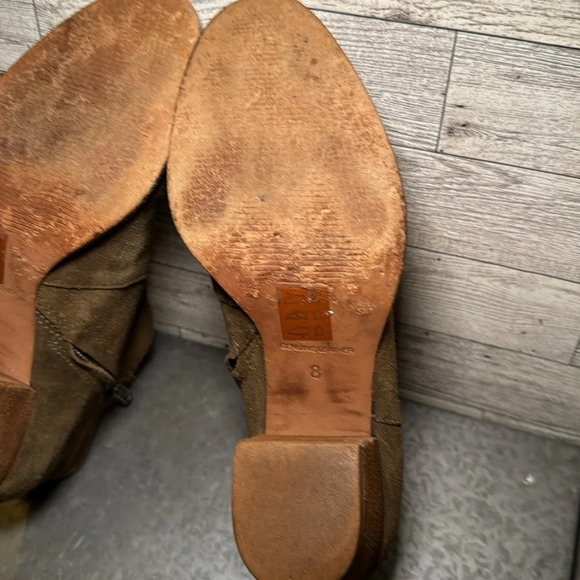 Madewell Boots Womens size 8 Brenner Suede Boho Heel Fall - Picture 8 of 10